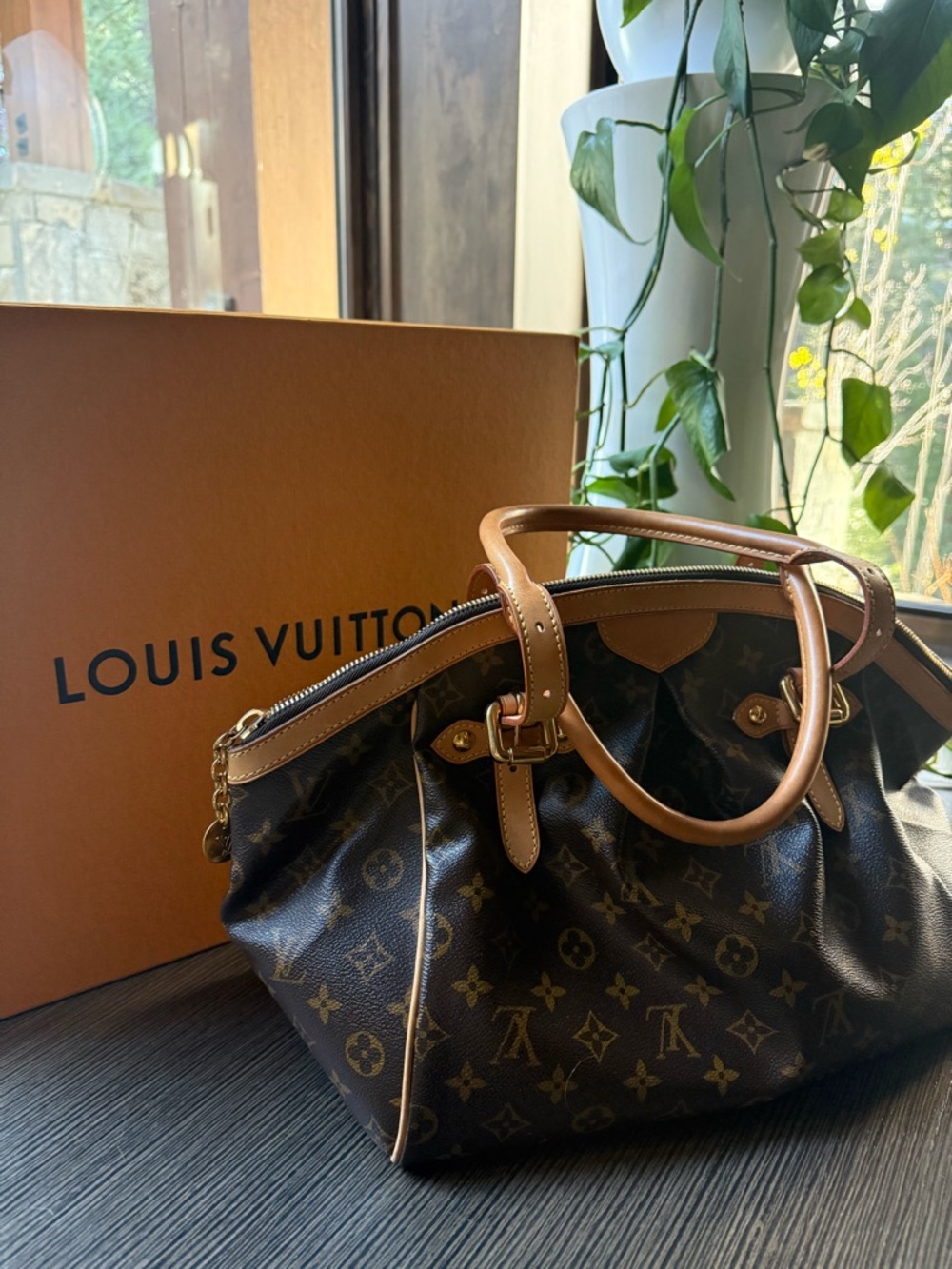 Louis Vuitton Tivoli GM Canvas Shoulder Bag discontinued